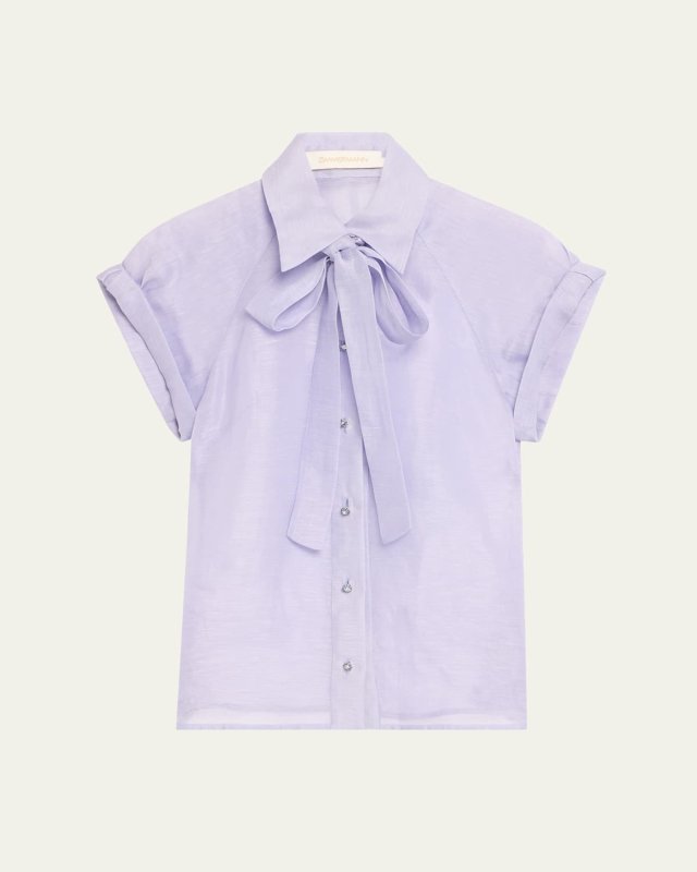 Crush Fitted Blouse